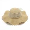 Lace Lace Straw Hat Women's Summer Outdoor Big Brim Sunscreen Hat Fashion Seaside Beach Shade Straw Hat