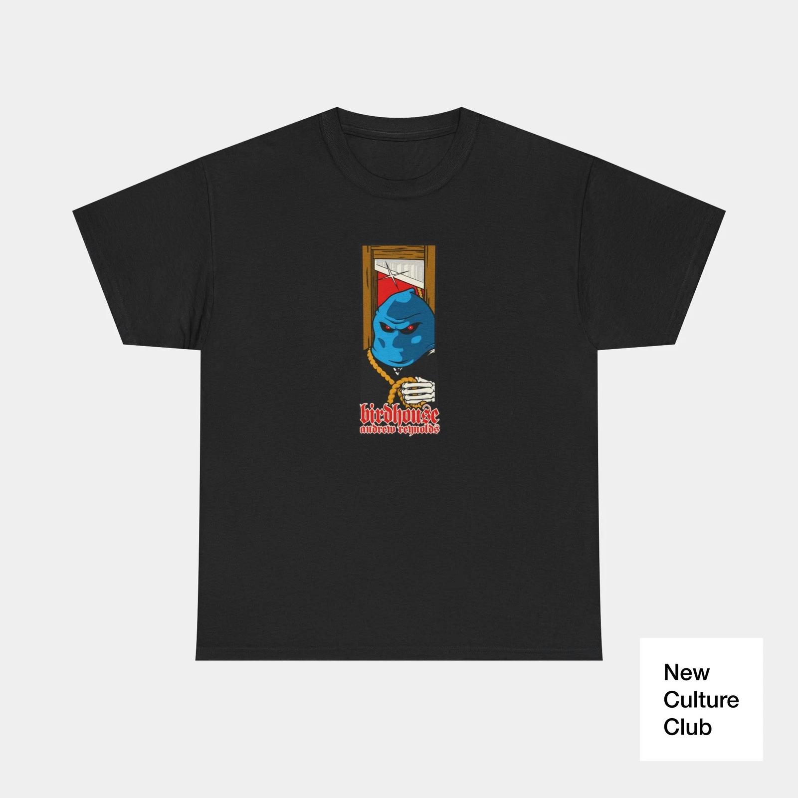 

The Executioner Birdhouse 1997 Andrew Reynolds Skateboards 100% Cotton T-shirt Mens Tees Top Large Print 2XL