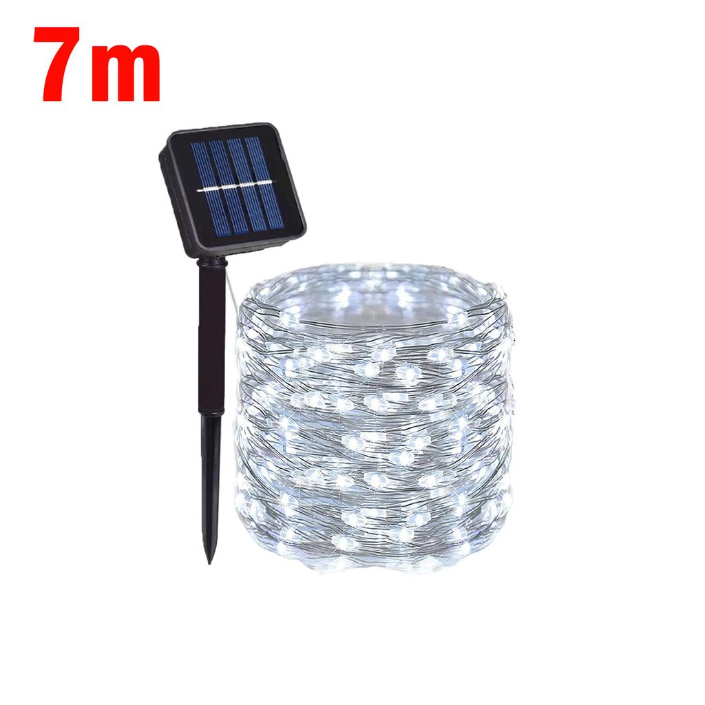 7m~20m Solar Led Light Outdoor Festoon Lamp Solar Garden Outdoor Waterproof Fairy Camping Garland String Christmas Decoration