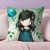 Cartoon S-Santoro Gorjuss Pillow Case Ultra Soft Skin Friendly Fabric Cloud Like Comfort & Concealed Zipper