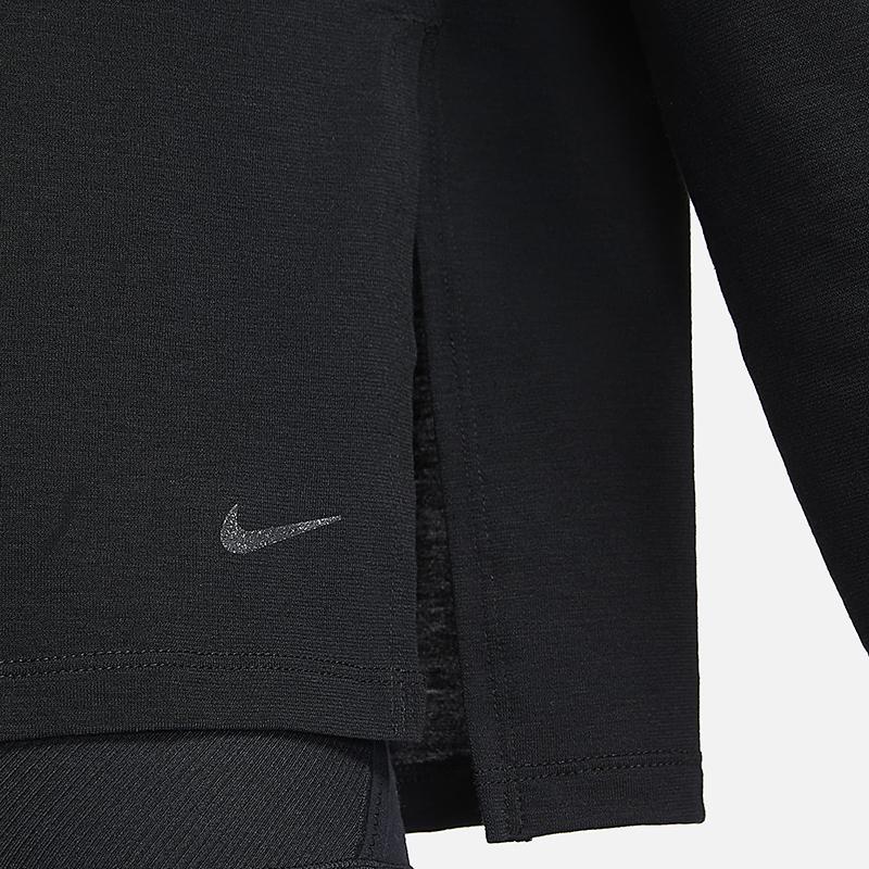 Nike Yoga Dri-FIT Women's Long-Sleeve Top Black DM7028-010