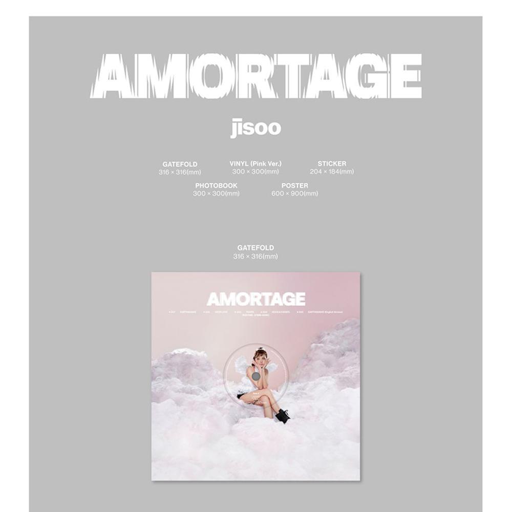 JISOO - AMORTAGE [LP] (Pink Ver.)