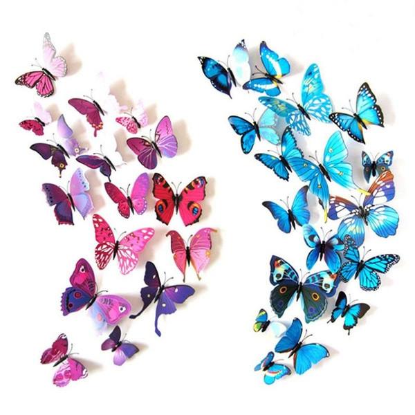 Stylish 3d Butterfly Wall Decal With Ecofriendly Pvc For Modern Home Decoration