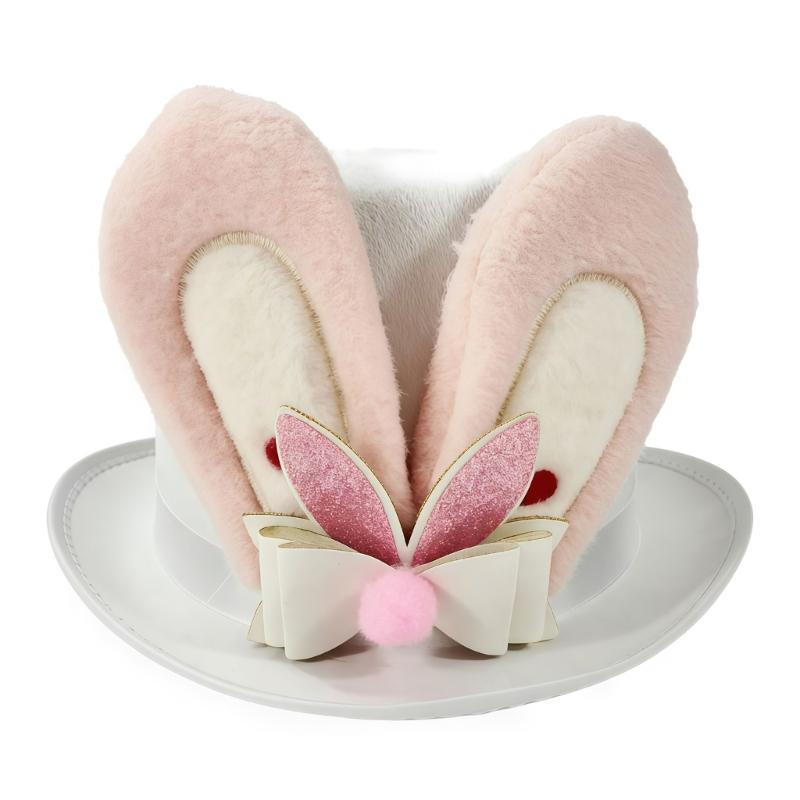 Easter Unisex Top Hat Jazz Cabaret Hat Soft Cotton Fabric Perfect For Themed Parties Event