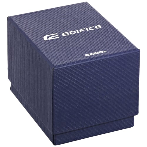 Casio Men's EQS-600DB-1A4UEF Edifice Analog Quartz Silver Watch, Silver, 49 mm.