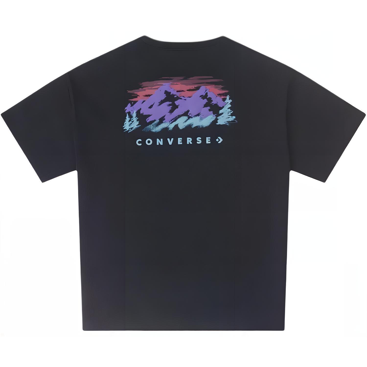 

New Converse Abstract Mountain T Shirt 10027918-A01 L