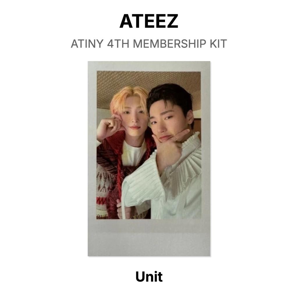 ATEEZ ATINY 4TH MEMBERSHIP KIT Official Photocard