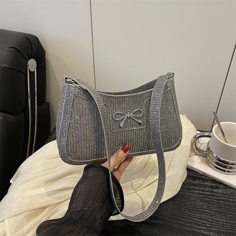Bag Women's 2025 New Underarm Bag Fashion Handheld Shoulder Bag Trend Baguette Bag