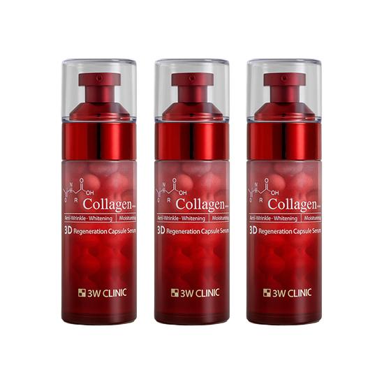 3w Clinic Collagen 3D Regeneration Capsule Serum 55g, Capsule Cream 55g  (7 Options)