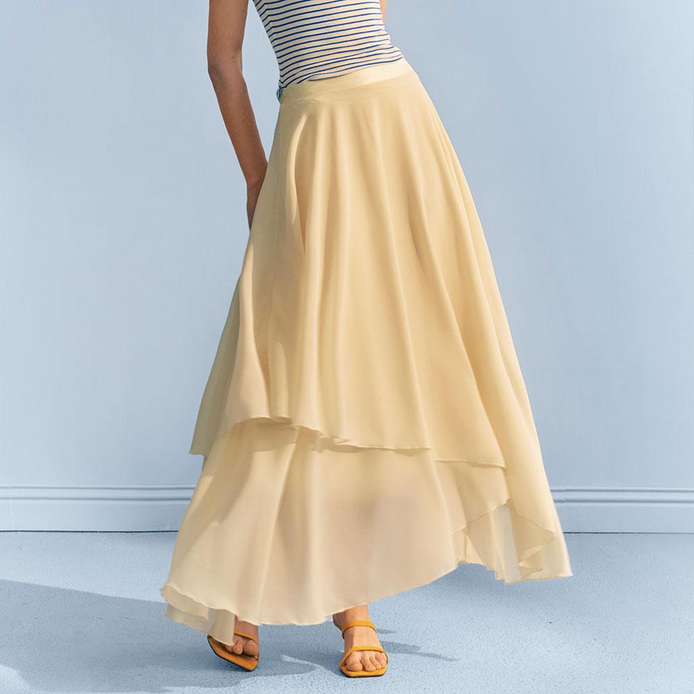 Waiwaiaiem Yy_Irregular Hem Skirt