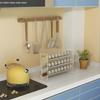 Simple Three Layer Acrylic Spice Display Rack for Home Kitchen Countertop Transparent Spice Rack Multi-functional Storage Rack