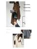 High-End Wool Knit Cape: Cozy Autumn/Winter Solid Color Shawl Coat