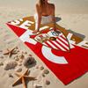 Sevilla Fc Crest Design Microfiber Beach Towel, Lightweight And Quick-Dry, for Summer Travel, Beach Essential, Swimming Pool