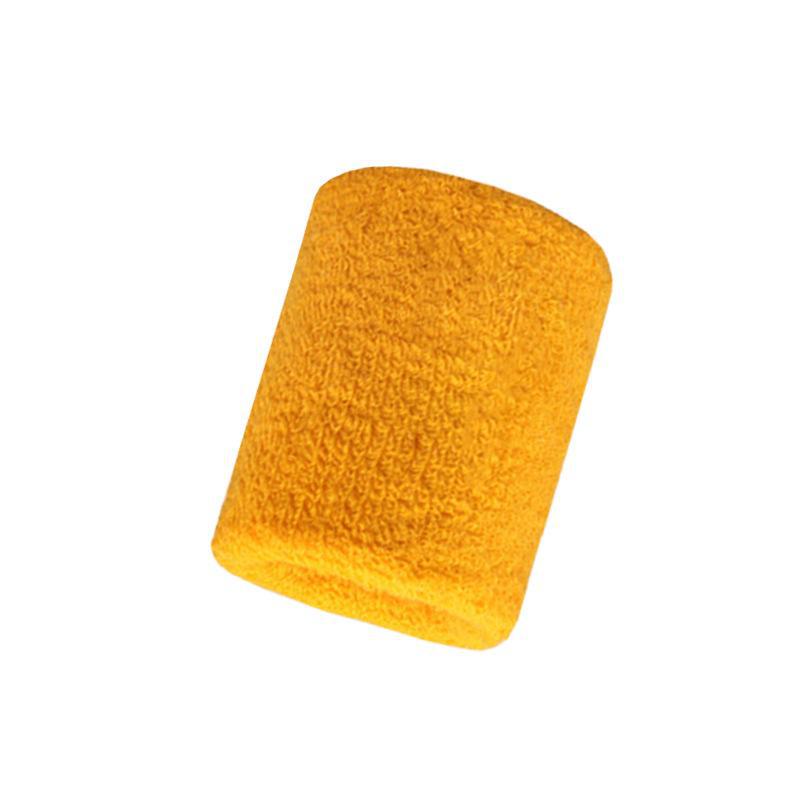 Solid Color Sweat-Absorbing Wristband for Sports & Fitness