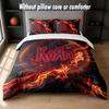 Korn Design Bed Bedding Set 1 Duvet Cover + 2 Pillowcases Soft Breathable Household Bed Linens