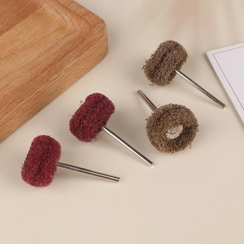 10/12Pcs Mini Drill Abrasive Brush Nylon Buffing Polishing Wheel Rotary Hand Tool Accessories Set Rust Remover