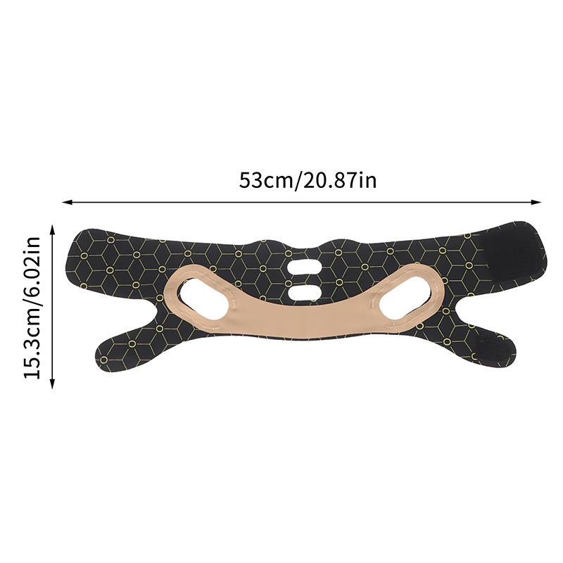 Elastic V Shaped Mask Strap Double Press Face Sculpting Mask Double-Chin Reducer Face Slimming Bandage Jawline Face Lift Devices