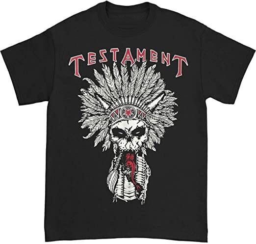 Testament Band Native Blood Album Tour Concert Black Men S-34XL T-shirt AH1111 Unisex T-Shirt L