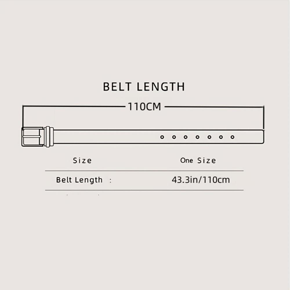 Black Rivet Punk Style Belt with Bright Metal Pyramid Decoration, Suitable for Men and Women