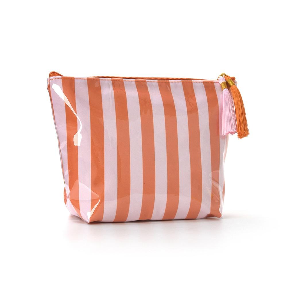 Glossy Toiletry Pouch PVC Travel Pouch Portable Makeup Organizer Daily Use
