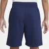 Nike Jersey Solid Color Logo Drawstring Kids Shorts Kids Shorts Dark-Blue DA0806-410