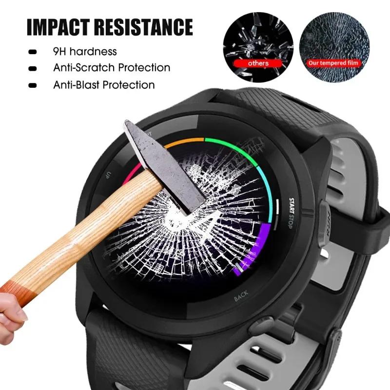 10-1Pcs Tempered Glass for Garmin Forerunner 165 965 255 265 265s 955 HD Anti-scratch Protective Films for Garmin Smartwatch