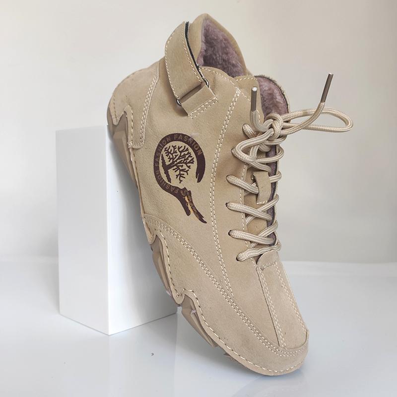 Модные зимние плюшевые мужские ботинки — фото 9