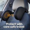 Car Neck Headrest Pillow Adjustable Car Seat Headrest Pillow Support Pillow U Shaped Pillow on Cervical Spine for Kids Adults