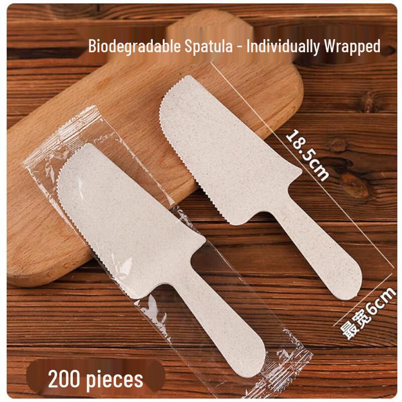 Biodegradable Disposable Food Spatulas