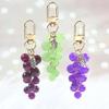 Grape Pendant Keychain Hanging Keyring Ornament Gift for Fashion Enthusiasts