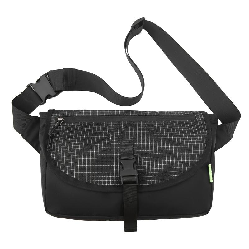 

Сумка через плечо мужская нагрудная сумка спортивная беговая поясная сумка студенческая сумка через плечо чёрный