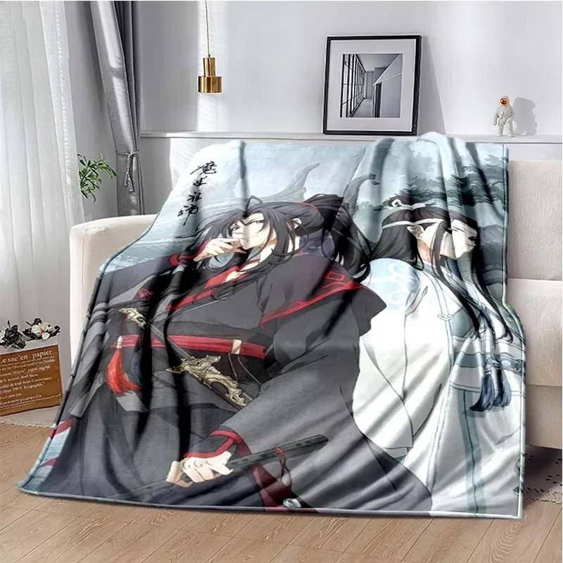 Anime Grandmaster of Demonic Cultivation Flannel Warm Soft Throw Blanket Mo Dao Zu Shi Sofa Blanket Picnic Blanket Girls Gift
