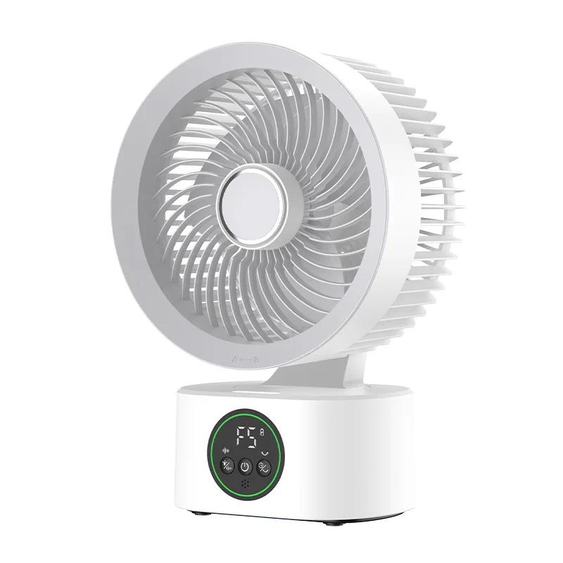 Small Cooler Rechargeable New Air Circulator Fan Home Desktop Long Lasting Power Voice Control Small Cooler Durable for Office