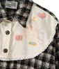 YOUTHBATH Bib Front Check Overshirt_Black