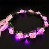 Simulated Roses Light-emitting LED Garland