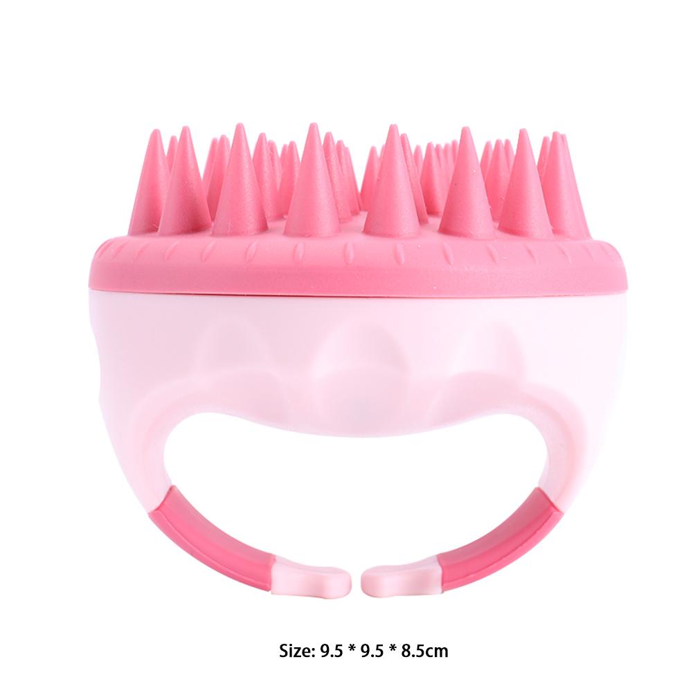 Silicone Hair Scalp Care Brush Wet Dry Scalp Scrubber Hair Wash Tool Scalp Exfoliator for All Hair Types of Women Men Kids Pets