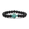 Bracelet Turquoise Men's Women's Prayer Beads Cute Turtle Bracelet Blue Natural Stone Unisex Power Stone Stone Bracelet Christmas Popular Accessory
