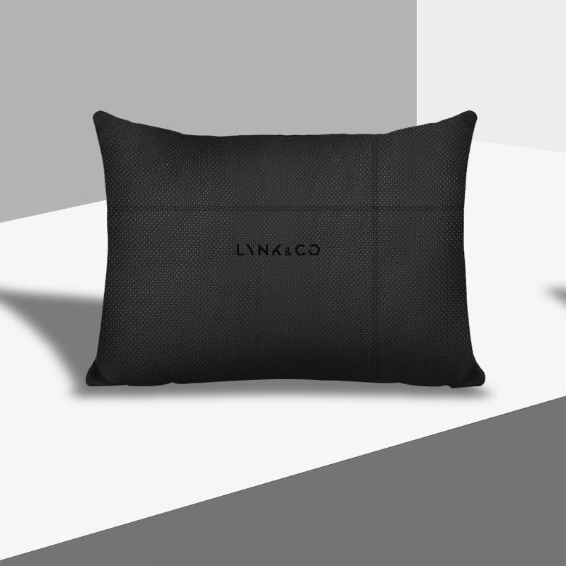 Car Neck Pillow Seat Headrest Lumbar Spine Protectio For LYNK CO 01 02 03+ 05 06 09 PHEV MHEV 2023 2024 Car Accessories Logo