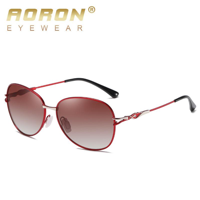 aoron More Than 100 Colors Polarized Sunglasses for Men Women Fashion Design Metal Frame Outdoor UV400 Anti Glare Driving Glasses