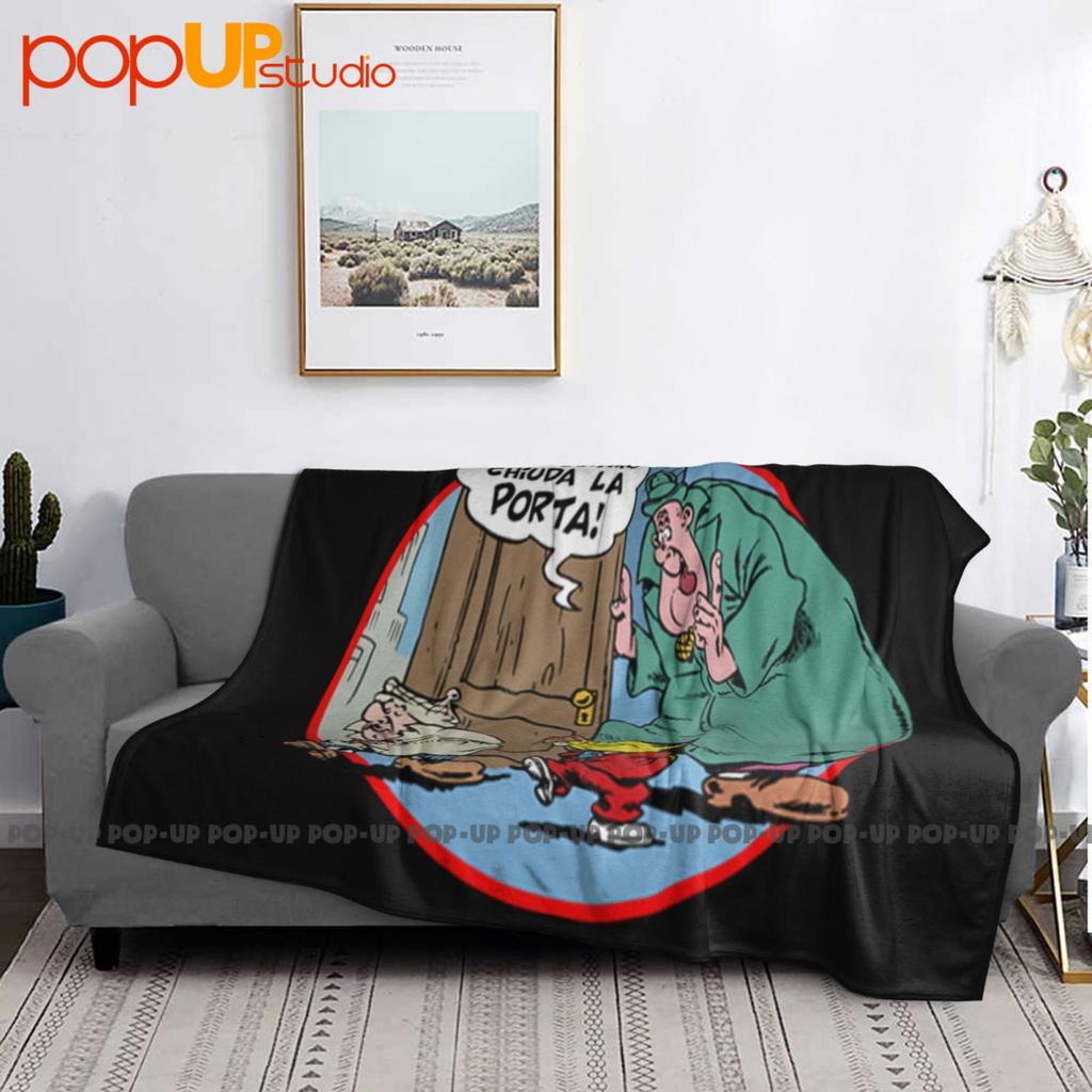 Tributo Supergulp Trasmissione Cult Cartoni Fumetti Anni Ultra-Soft Blanket Quilt Winter Sofa Cover Bed Covers