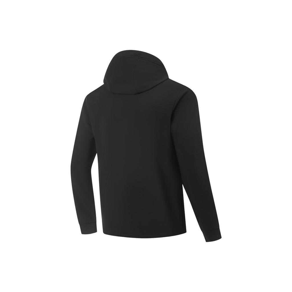 Li Ning Fitness Series Hooded Logo Stitching Zipper Jacket Men jackets AFDVB27-1
