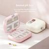 Travel Pill Organizer 7 Compartments Portable Pill Case, Daily Pill Box To Hold Vitamins, Small Pill Container for Pocket Purse