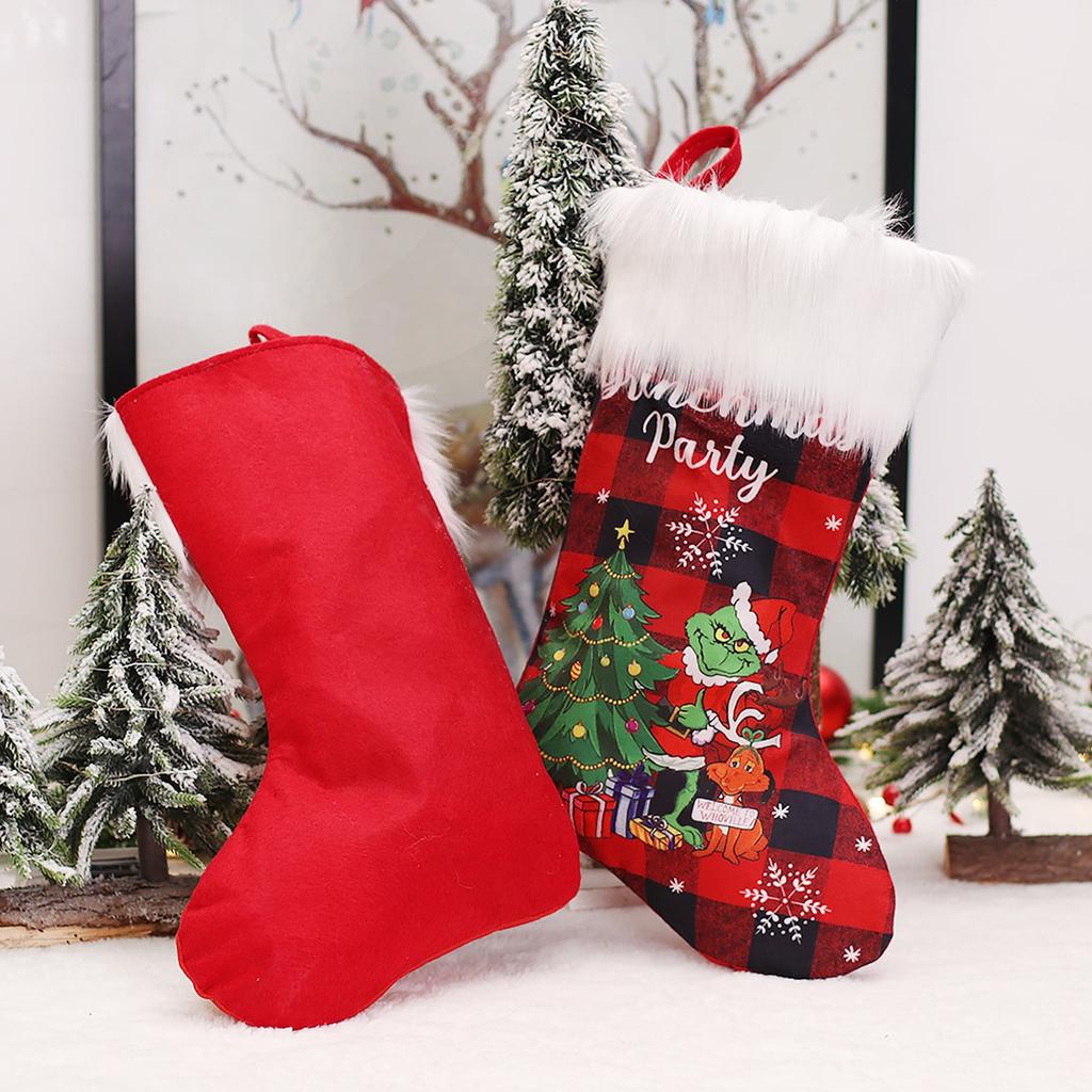 Christmas Socks Decoration Christmas Eve Children's Candy Gift Bag