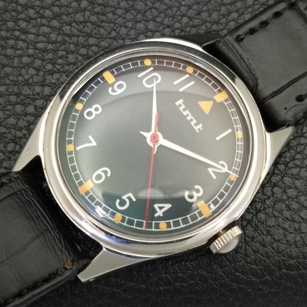 INDIAN VINTAGE HMT HAND-WINDING MENS BROWN COLOR DIAL WATCH A702820-1 R211-a702820