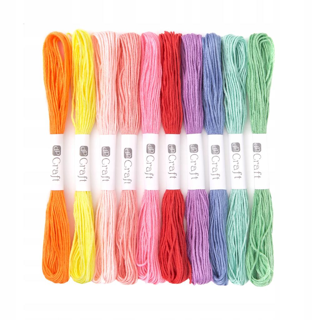 Floss set 8 M, 10 PCS rainbow 4739