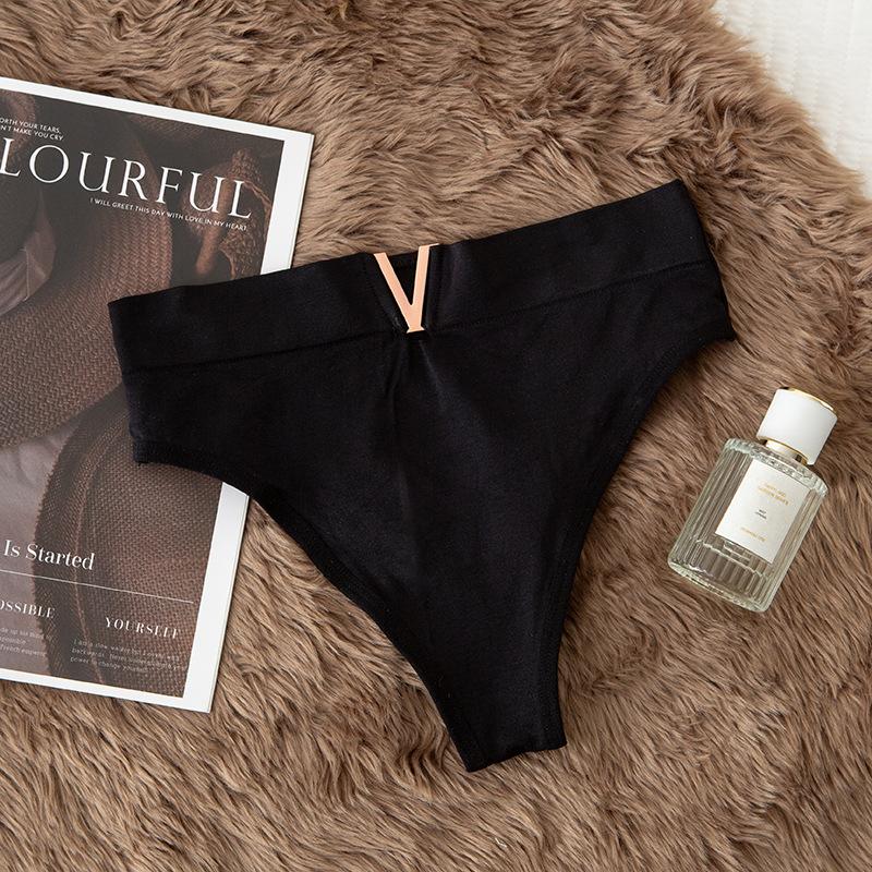 Ladies Spring and Summer New Products Sexy Pure Desire No Scar Breathable Comfortable Waist Triangle Briefs M