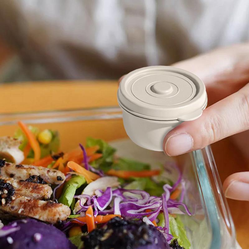 6Pcs 46Ml Mini Condiment Squeeze Bottles Honey/Ketchup/Soy Sauce/Salad Dressing Dispensers Lunch Box Flavorin Containers Jars
