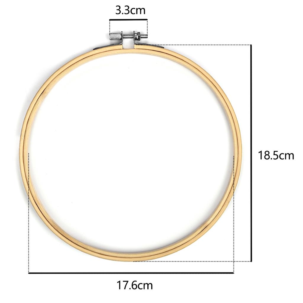Wooden Embroidery Hoops Frame Set Embroidery Hoop Ring Machine Needlecraft Household Sewing Tools Needlecraft Sewing