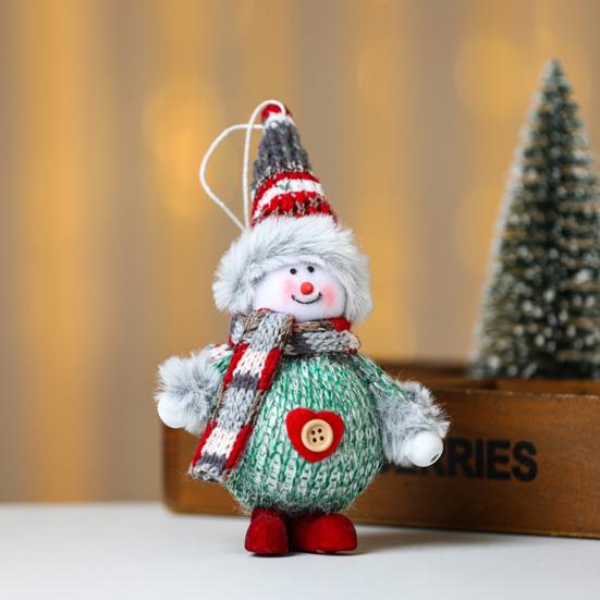 Vánoční přívěsek Santa Xmas Hanging Claus Sněhulák ve tvaru losa Ozdoba stromu pro slavnostní domácí dekorace