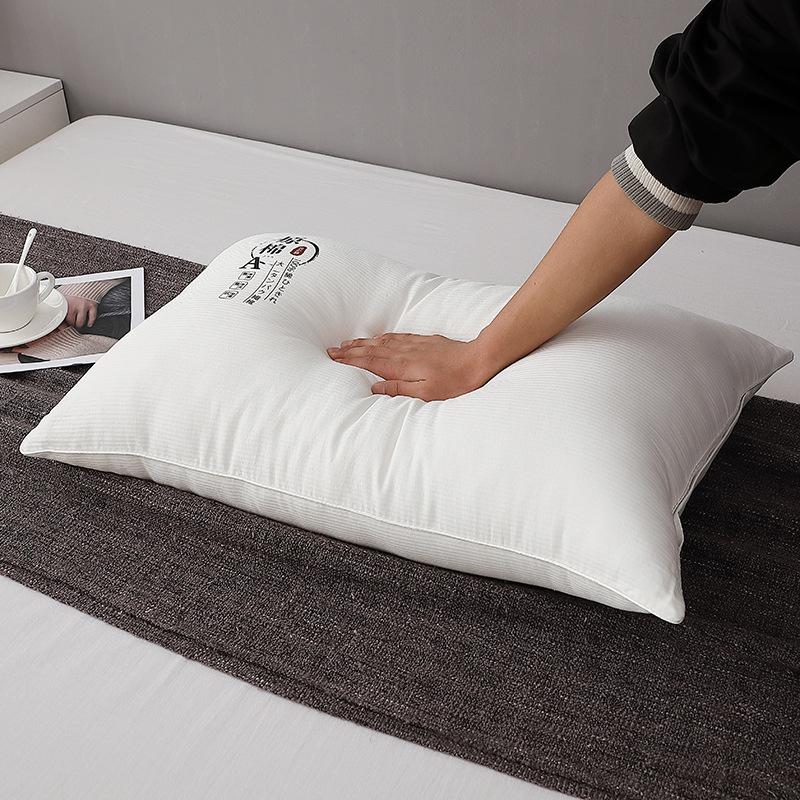 

Pure Cotton A Grade Original Cotton Pillows Family Pillow Set For Single And Double Beds Soft And Comfortable Pillow Core Ideal For Home Use 1 PC білий